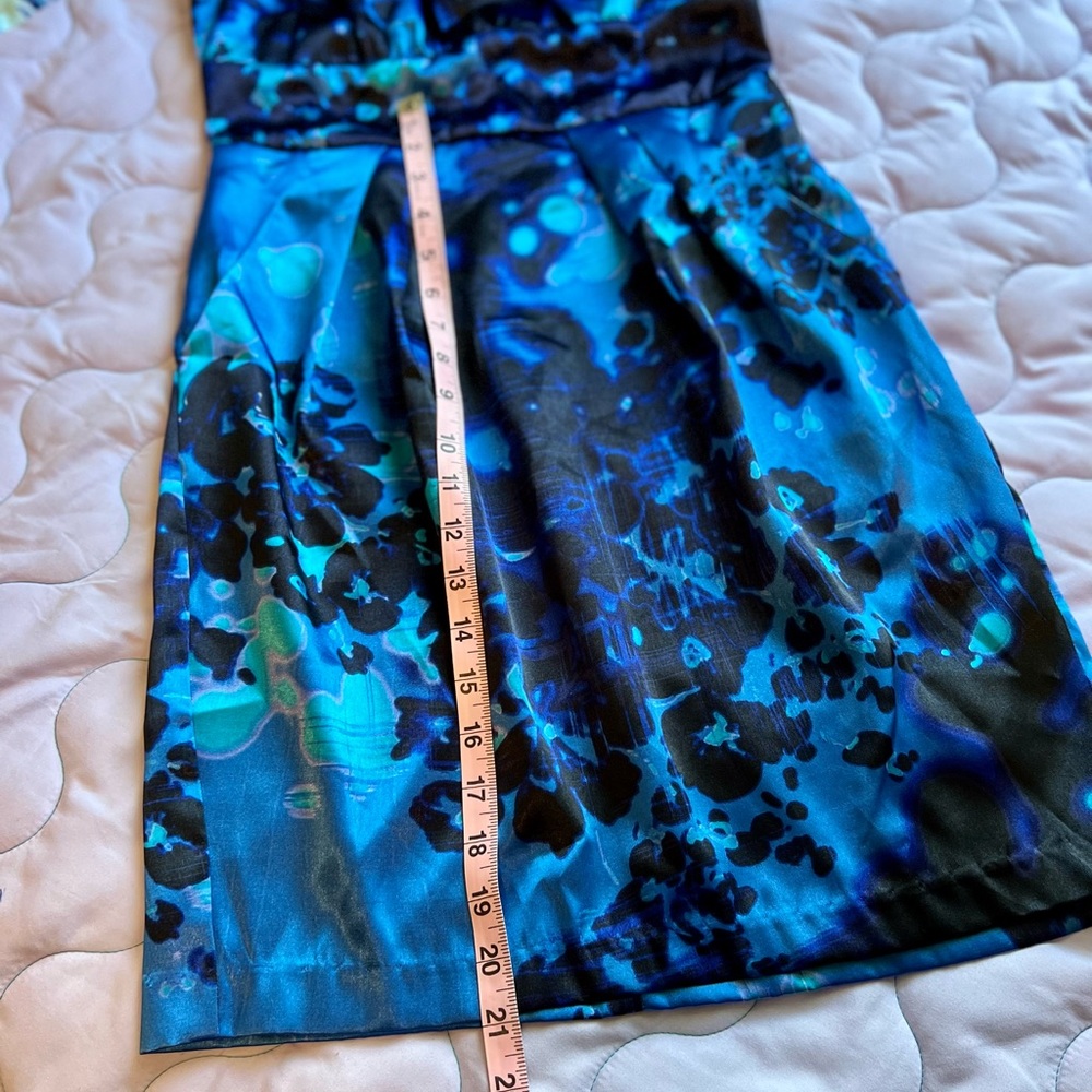 B. Darlin Blue Juniors Cocktail Dress - Picture 14 of 15